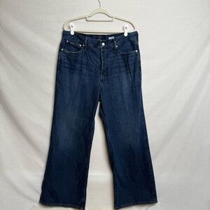 J.Crew Vintage Wide-Leg Jeans Premium Edition Women’s Size 33 Button Fly